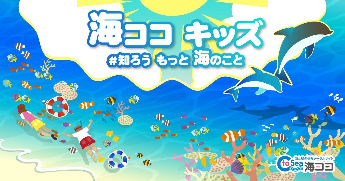 【海の子ページ】 キッズ | 海と船の情報ポータルサイト 海ココ